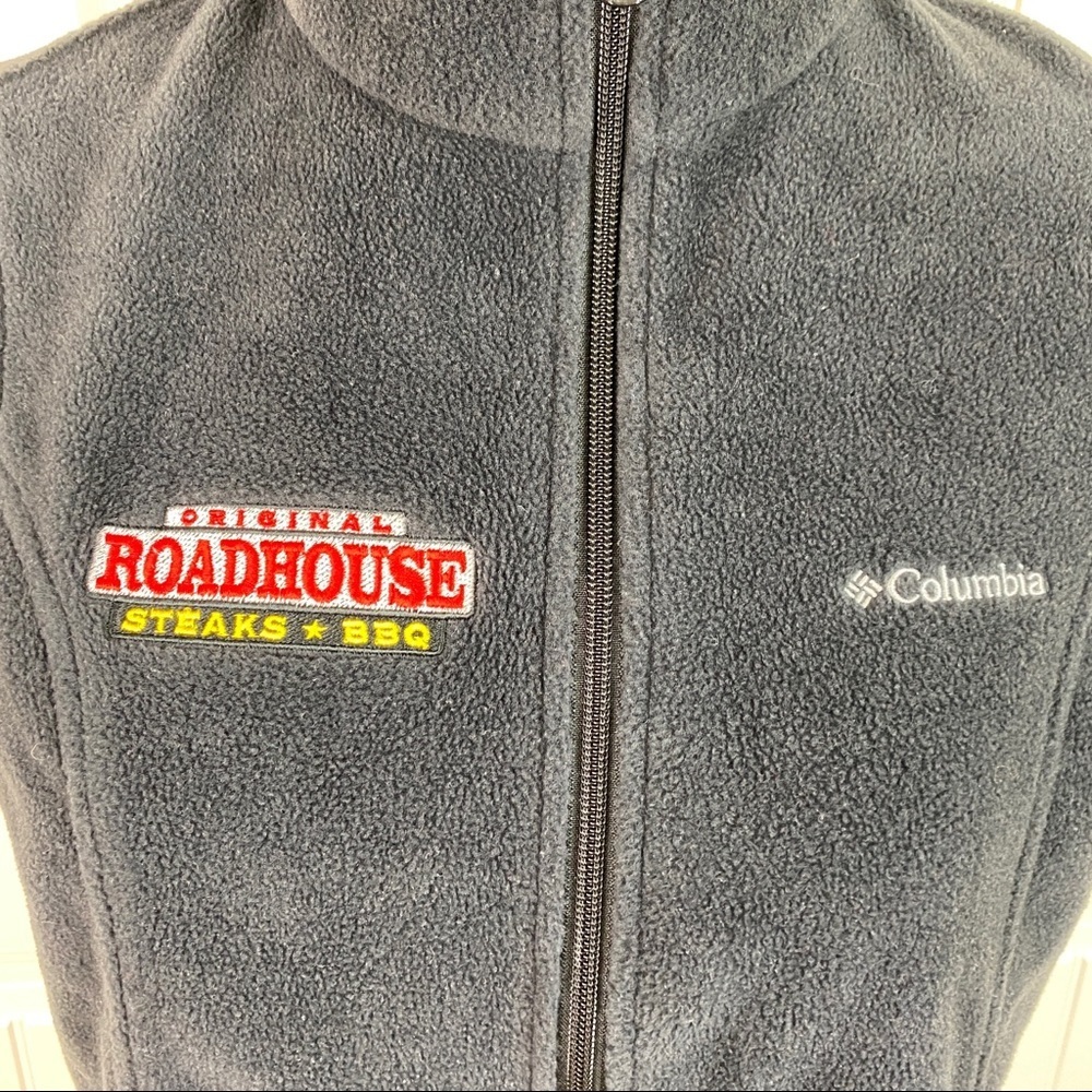 Columbia Original Roadhouse Steaks BBQ Fleece Vest - Picture 2 of 6